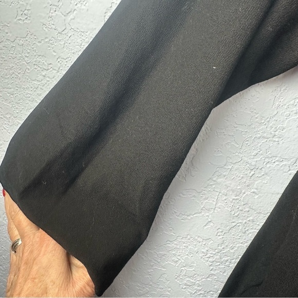 Eileen Fisher Black Lightweight Cardigan 3/4 Sleeves Three Buttons Pockets - Picture 3 of 7